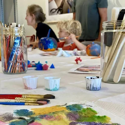 Event artwork for Mini Makers Parent Child Art Classes